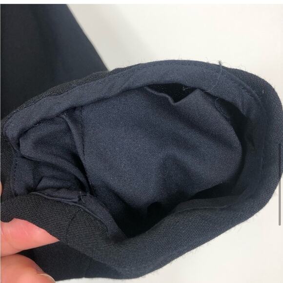 Tracy Reese black wool blend ruffle hem mini dress - Picture 9 of 9